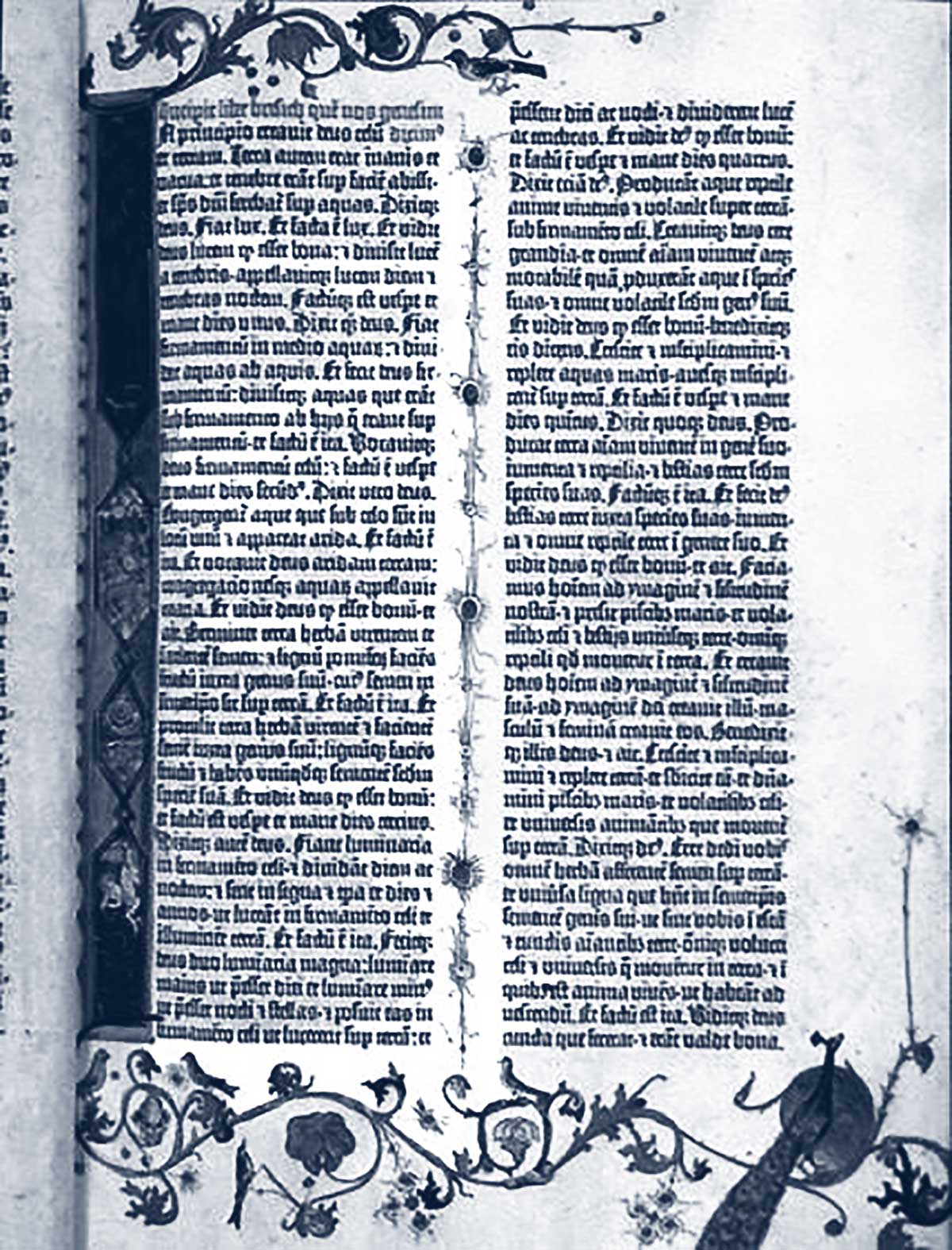 Page from a Gutenberg Bible (1455)